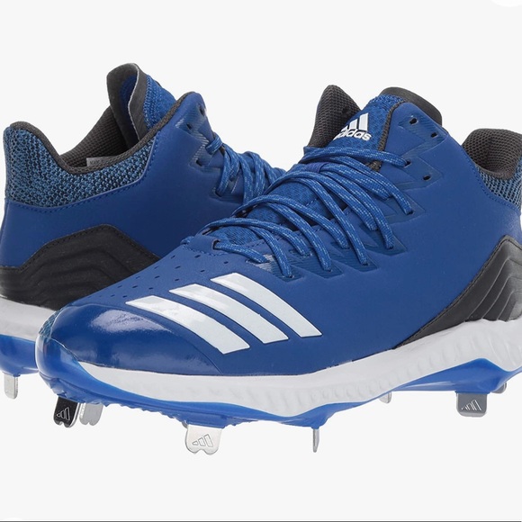 NWOB ADIDAS ICON BOUNCE 4 IV LOW METAL CLEATS Size 12 USA - Picture 9 of 12